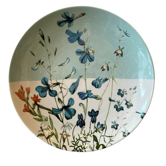 Set of 3 Bloomingville Floral Botanical 8.25" Appetizer Salad Plates - Picture 4 of 16